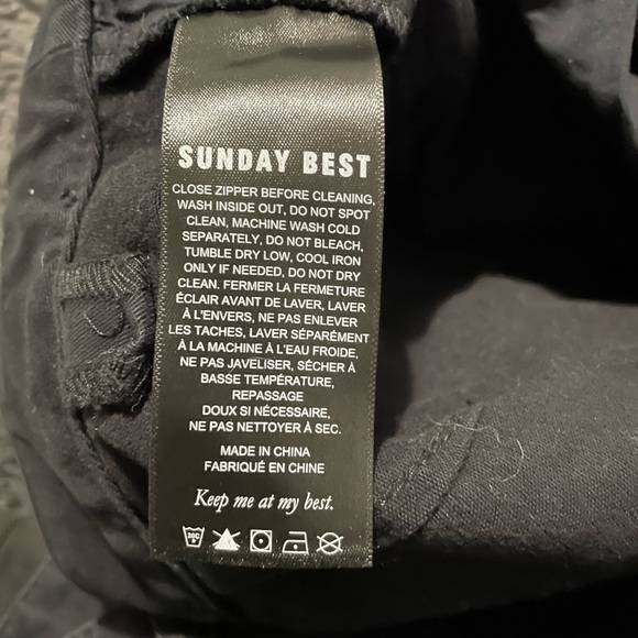 Aritzia Sunday Best Flan Pant Black Size 6 - Picture 4 of 5